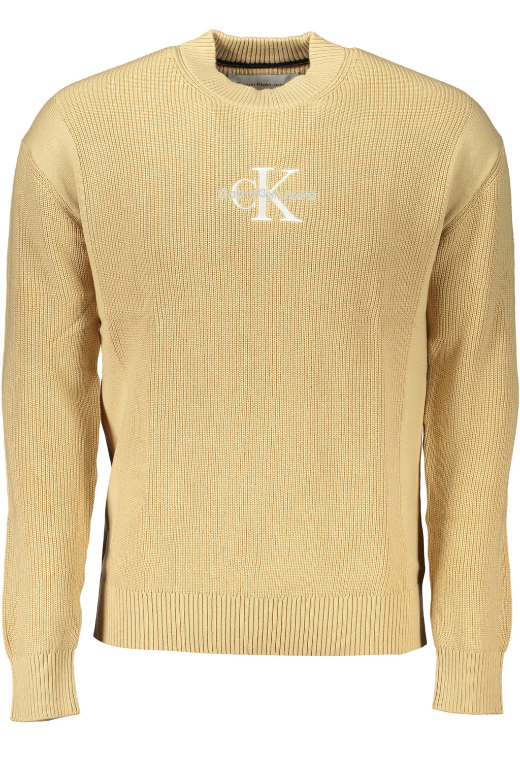 CALVIN KLEIN MEN'S BEIGE SWEATER 