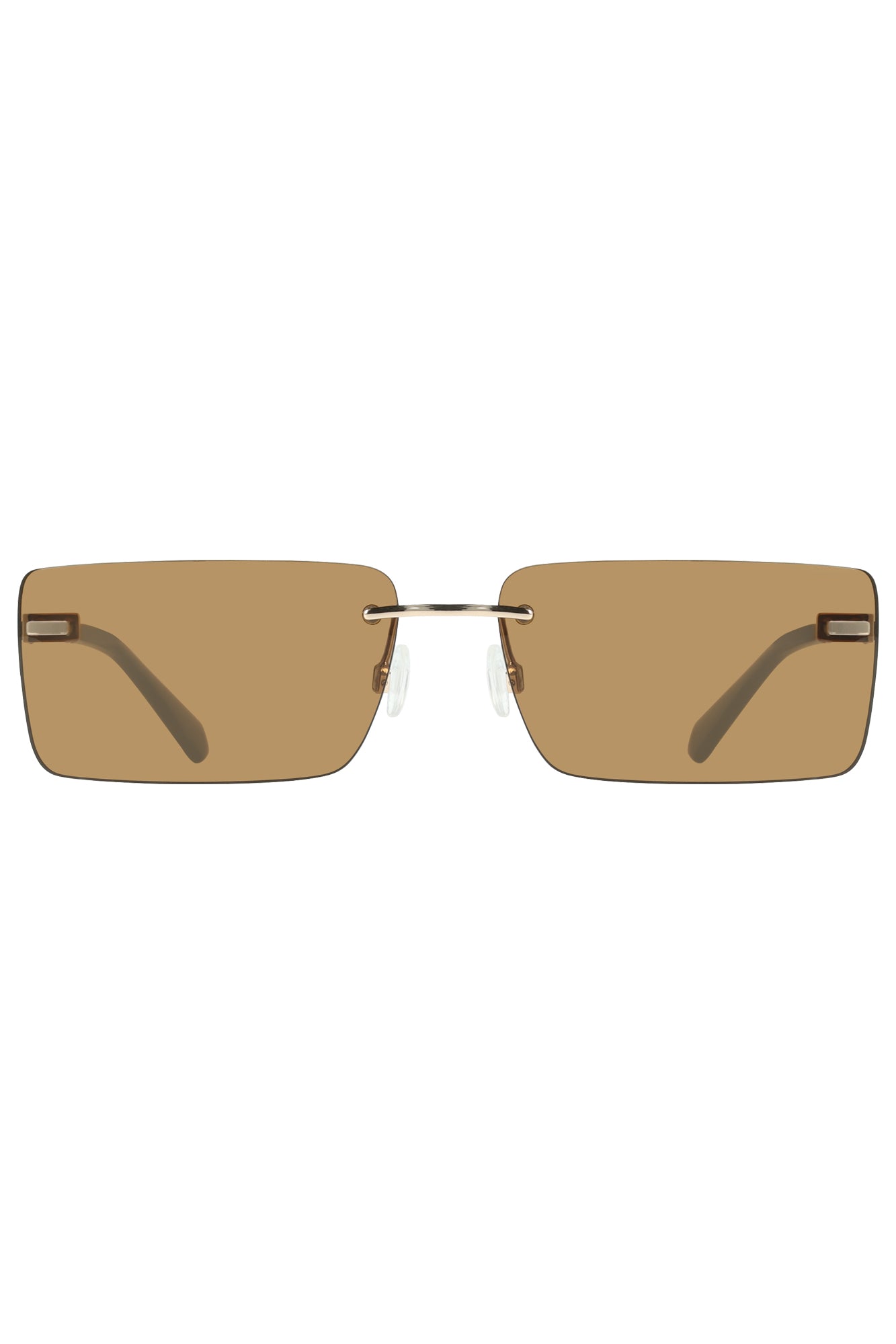 CALVIN KLEIN WOMEN'S BEIGE SUNGLASSES 