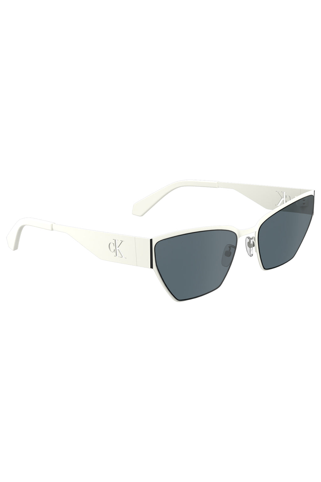 CALVIN KLEIN WOMEN'S WHITE SUNGLASSES 