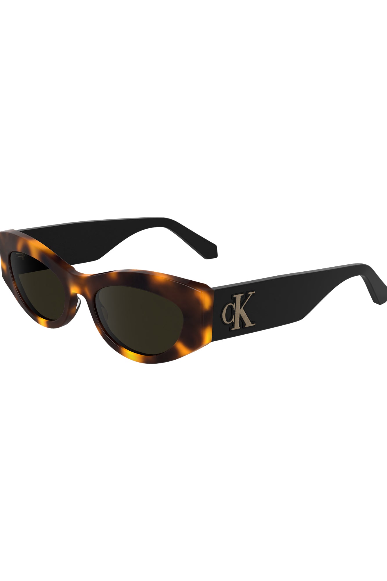 CALVIN KLEIN WOMEN'S BROWN SUNGLASSES 