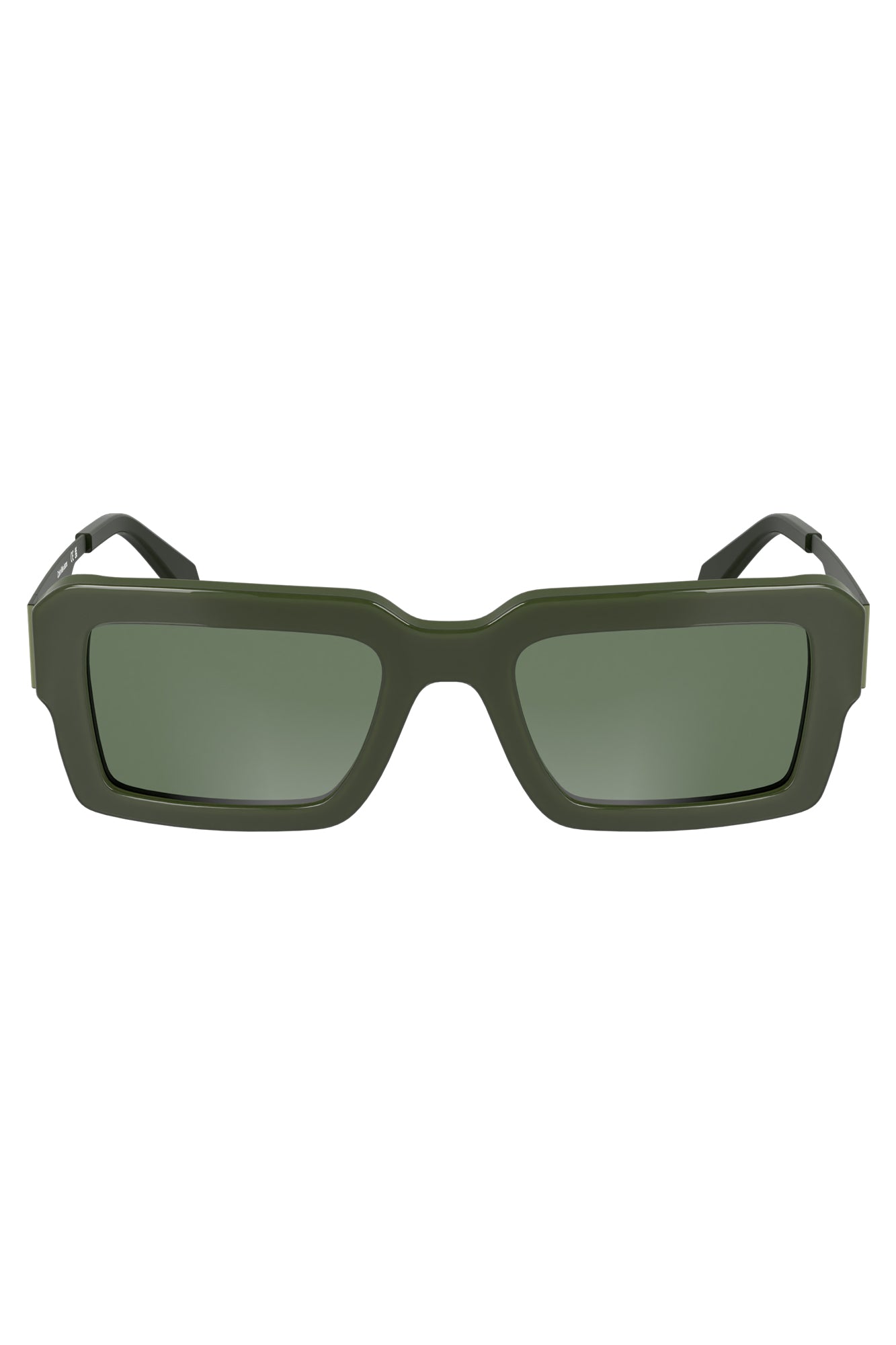 CALVIN KLEIN WOMEN'S GREEN SUNGLASSES 