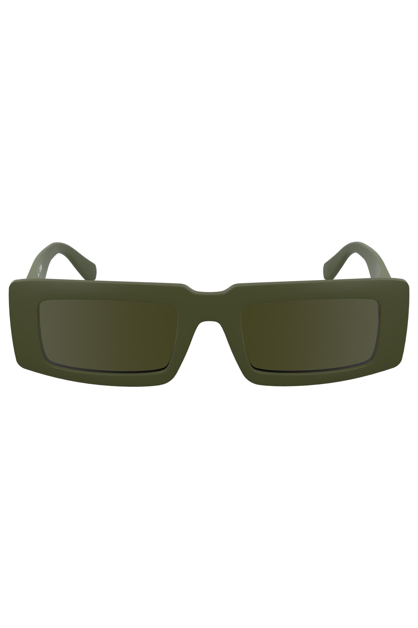 CALVIN KLEIN WOMEN'S GREEN SUNGLASSES 