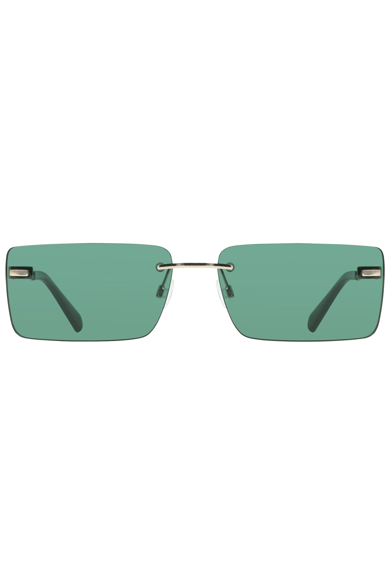 CALVIN KLEIN WOMEN'S GREEN SUNGLASSES 