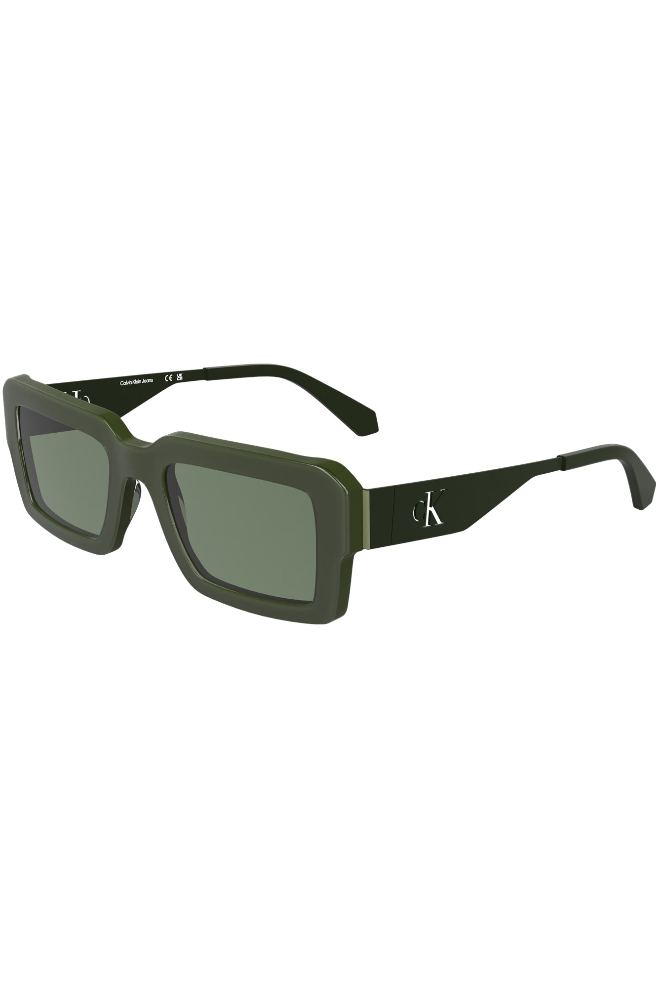 CALVIN KLEIN WOMEN'S GREEN SUNGLASSES 