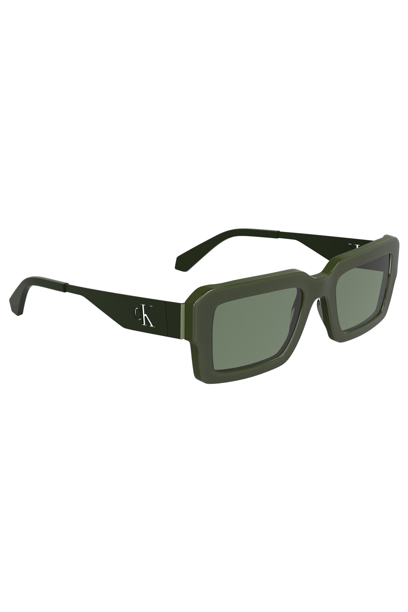 CALVIN KLEIN WOMEN'S GREEN SUNGLASSES 