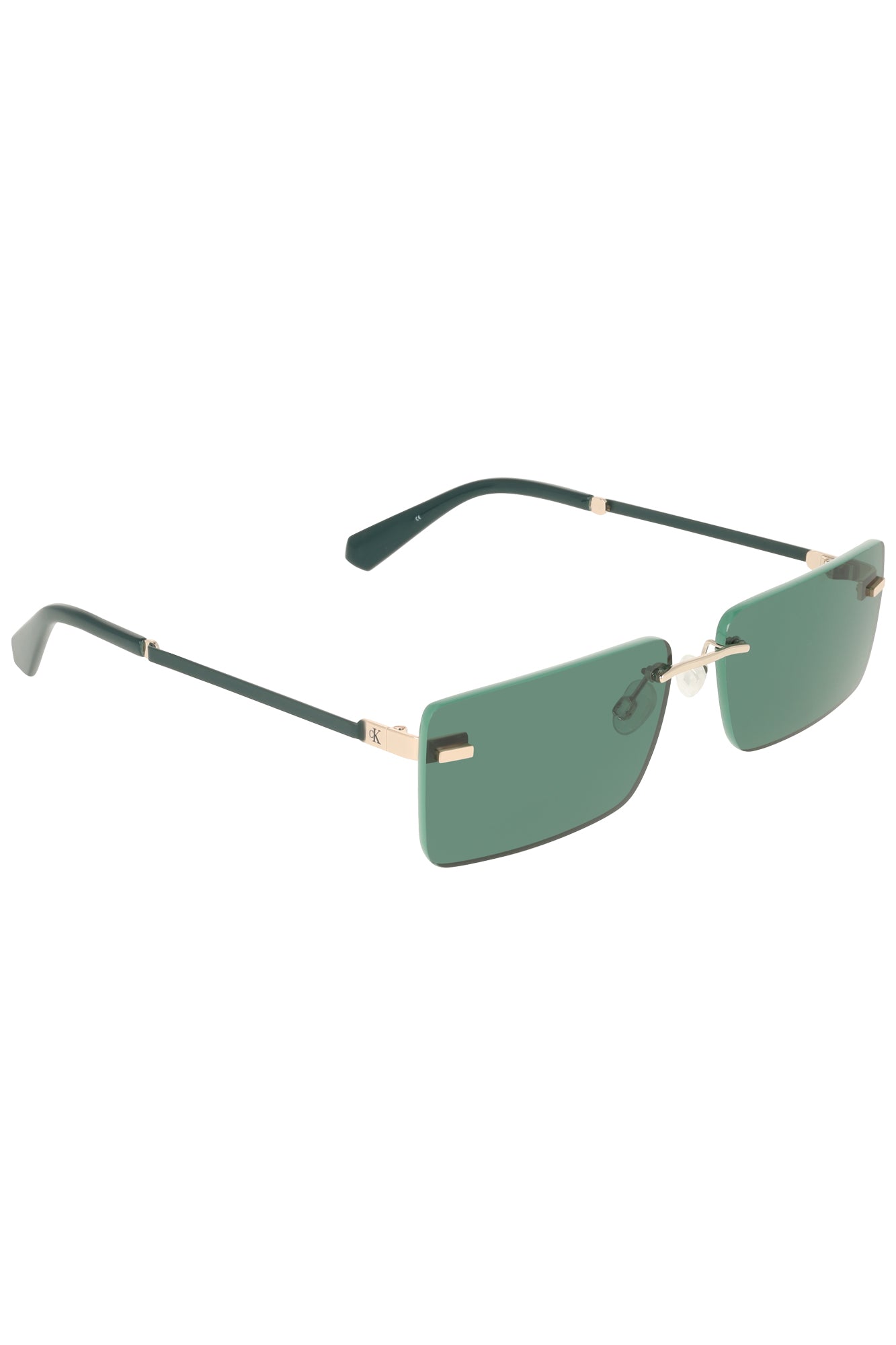 CALVIN KLEIN WOMEN'S GREEN SUNGLASSES 