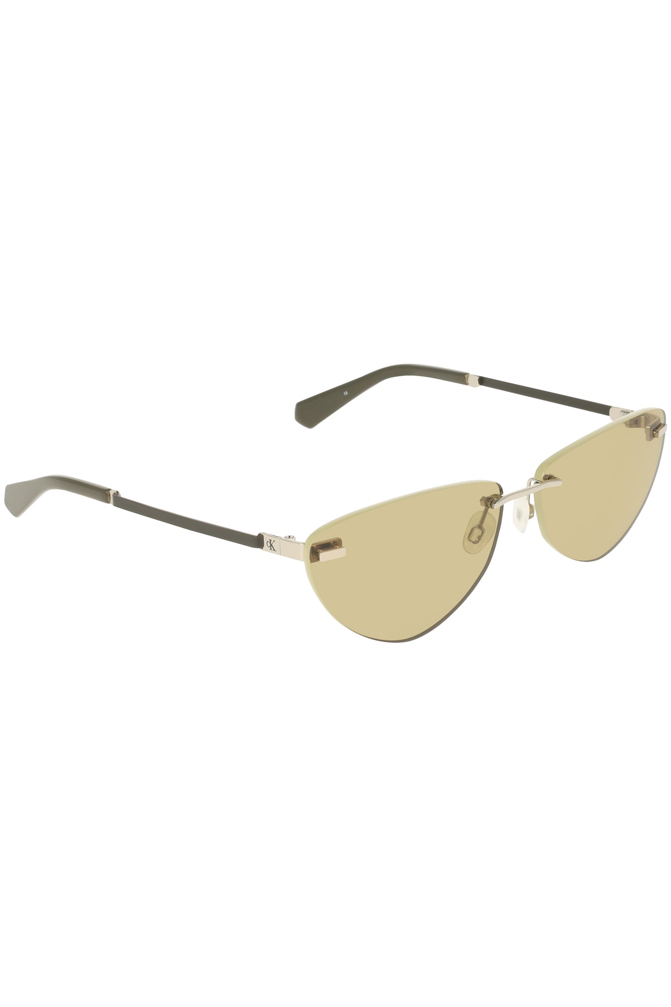 CALVIN KLEIN WOMEN'S GREEN SUNGLASSES 
