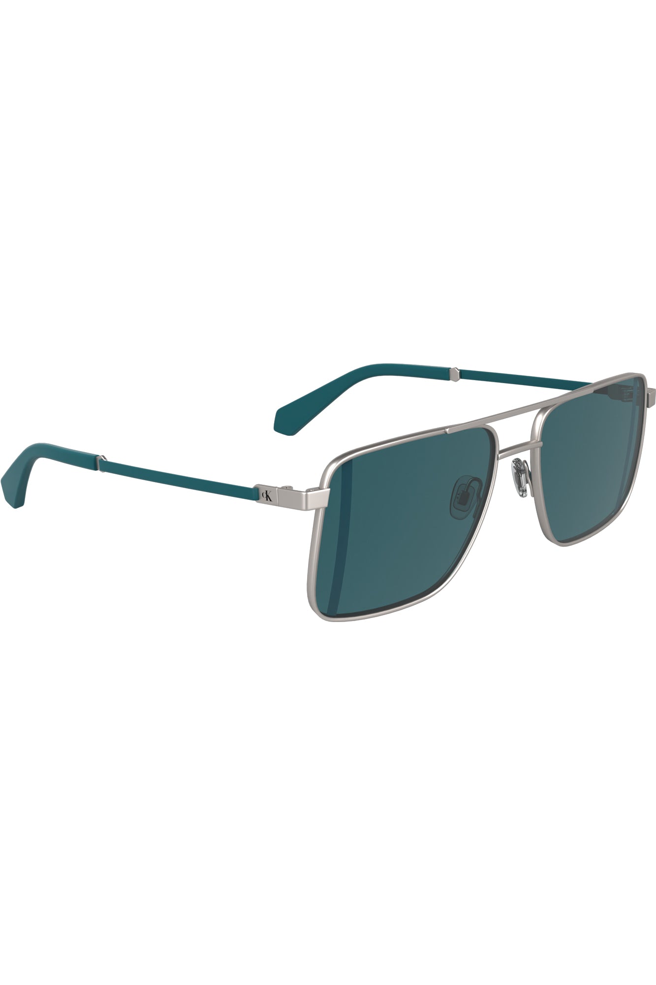 CALVIN KLEIN MEN'S SILVER SUNGLASSES 