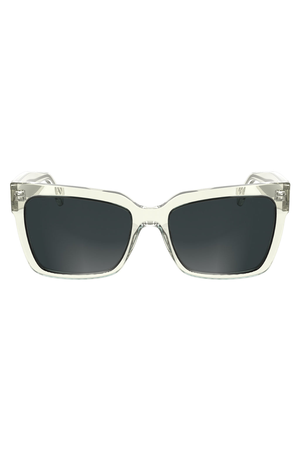 CALVIN KLEIN MEN'S TRANSPARENT SUNGLASSES 