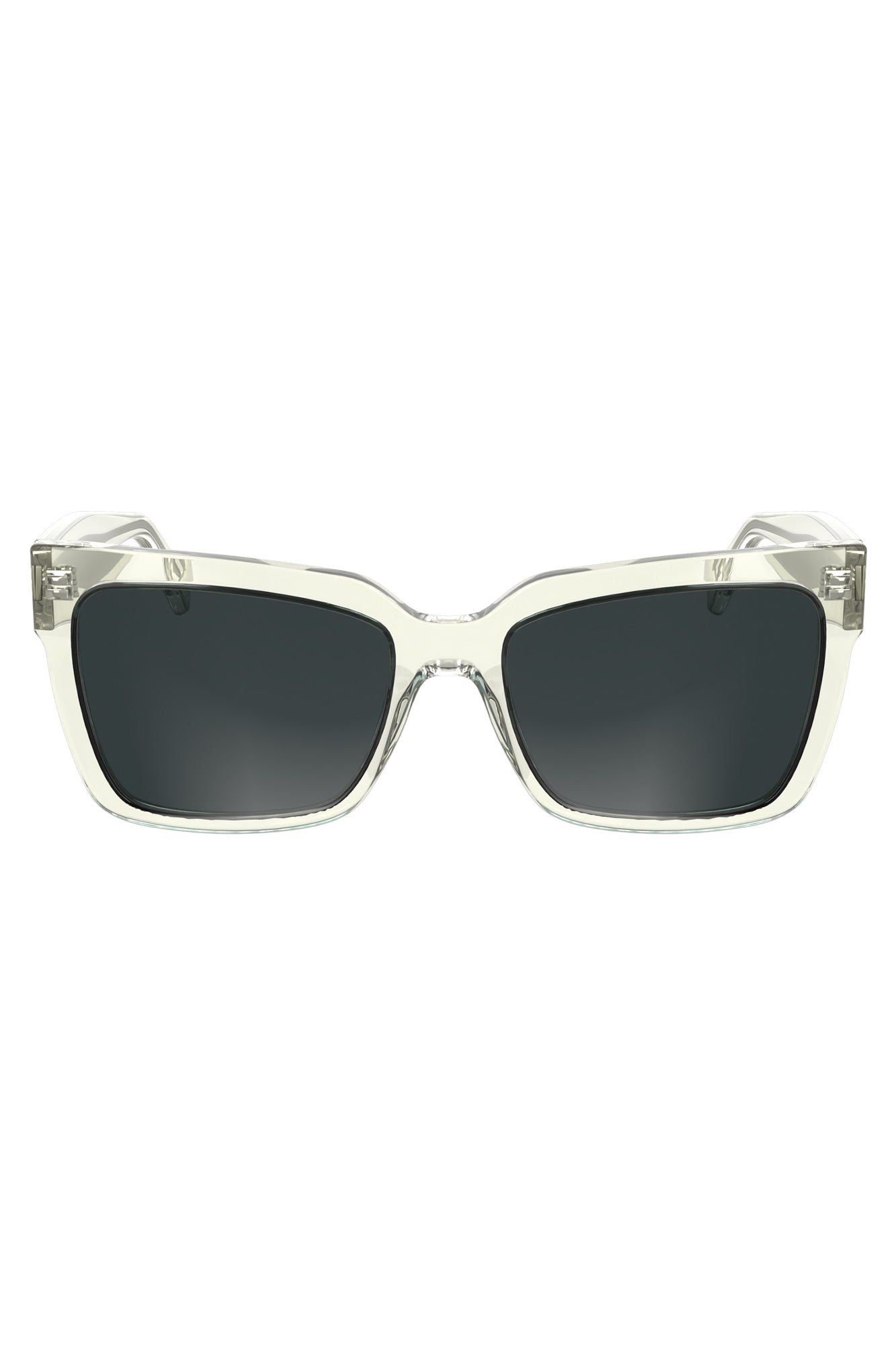 CALVIN KLEIN MEN'S TRANSPARENT SUNGLASSES 