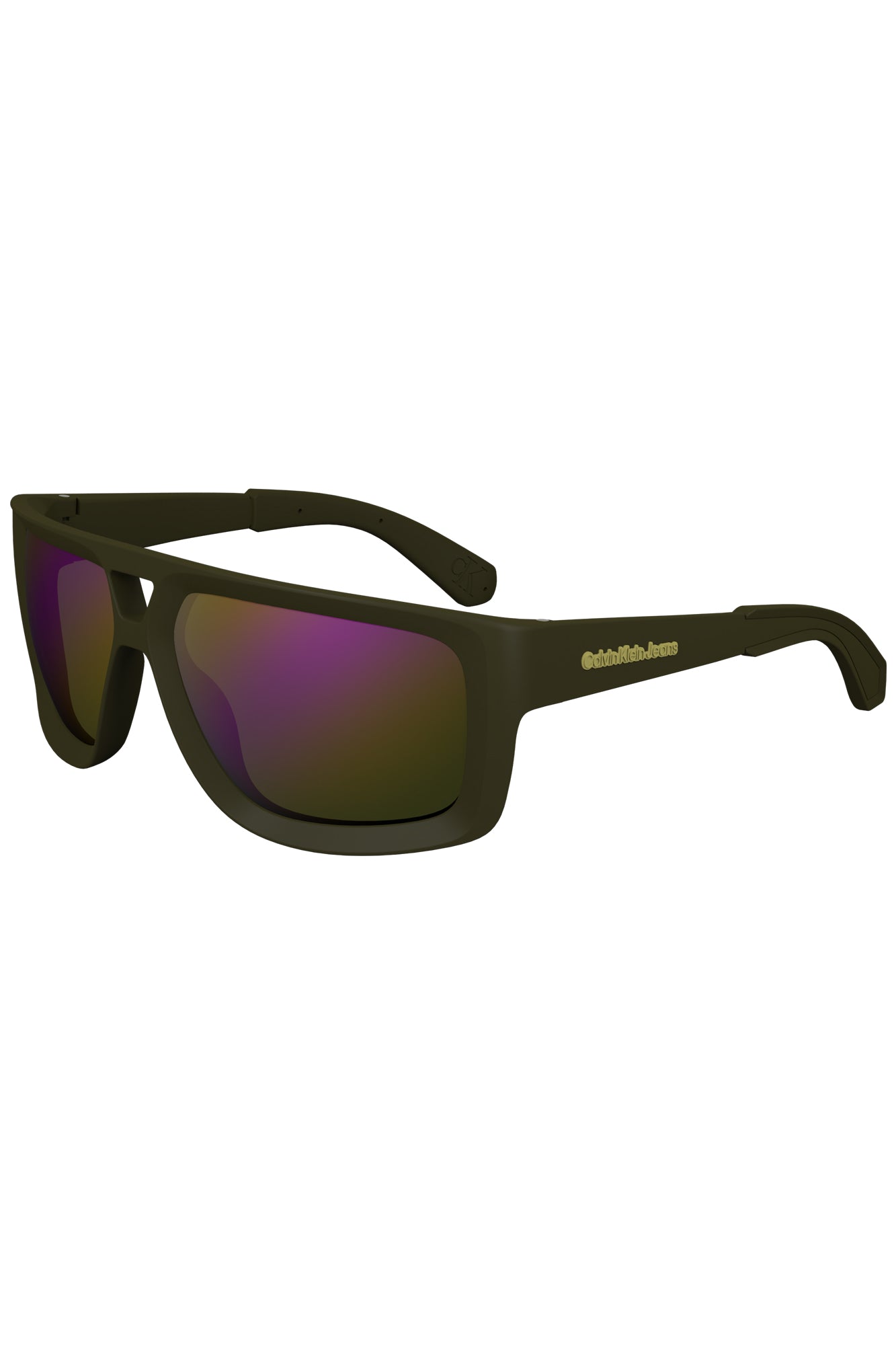 CALVIN KLEIN MEN'S GREEN SUNGLASSES 