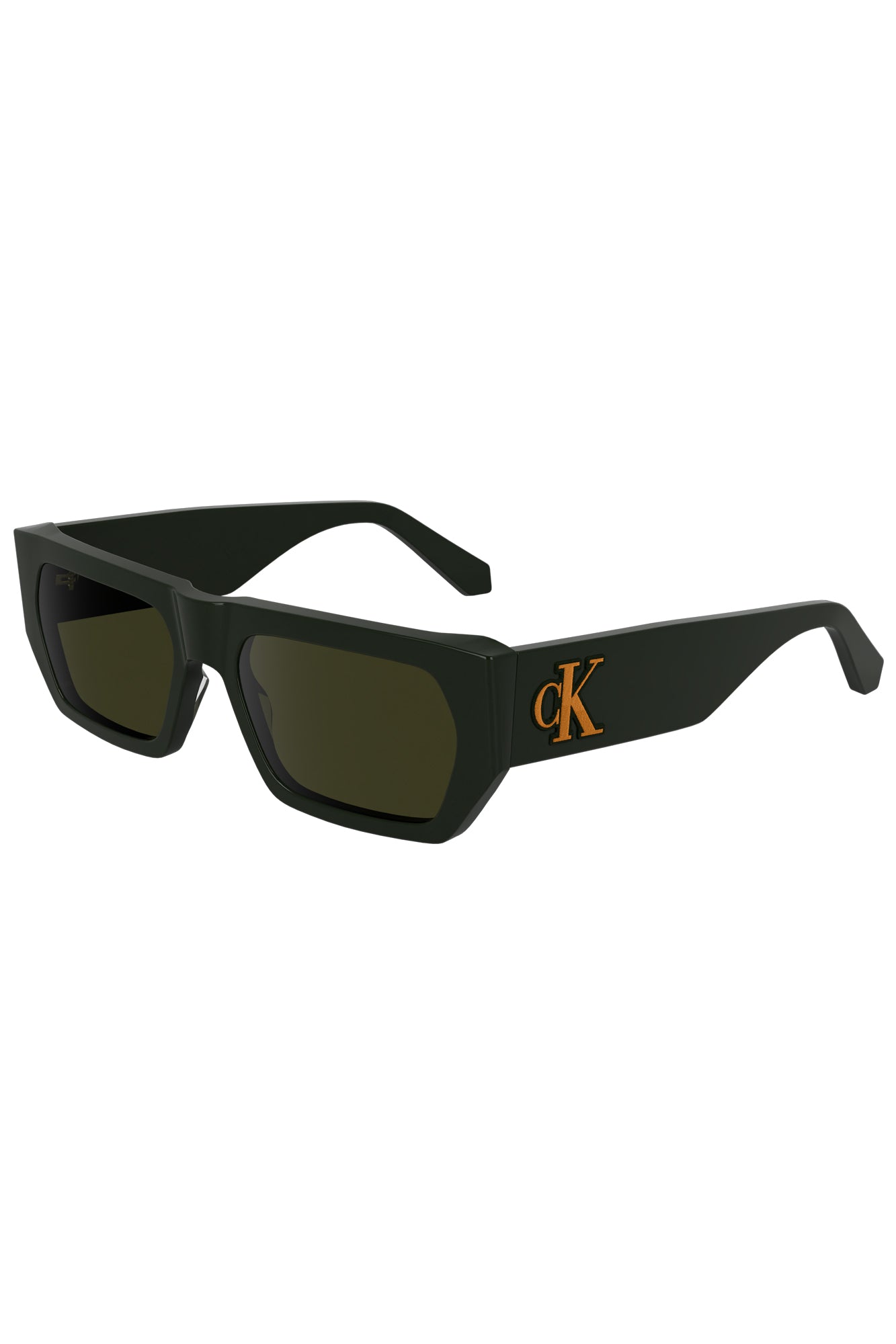 CALVIN KLEIN MEN'S GREEN SUNGLASSES 