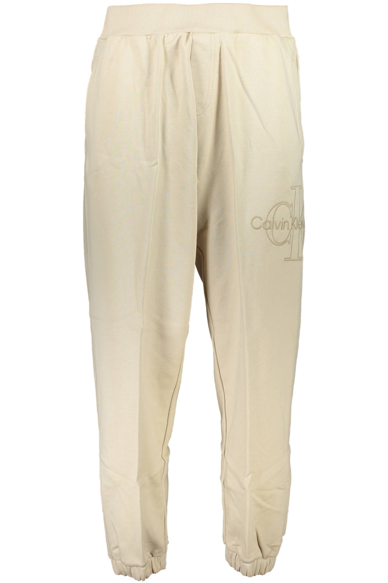CALVIN KLEIN MEN'S BEIGE TROUSERS 