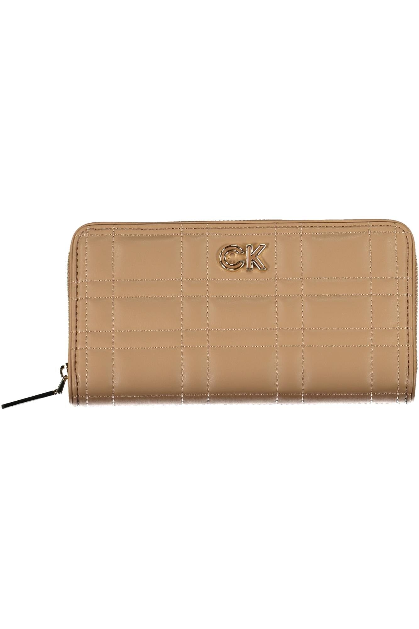 CALVIN KLEIN WOMEN'S BEIGE WALLET 