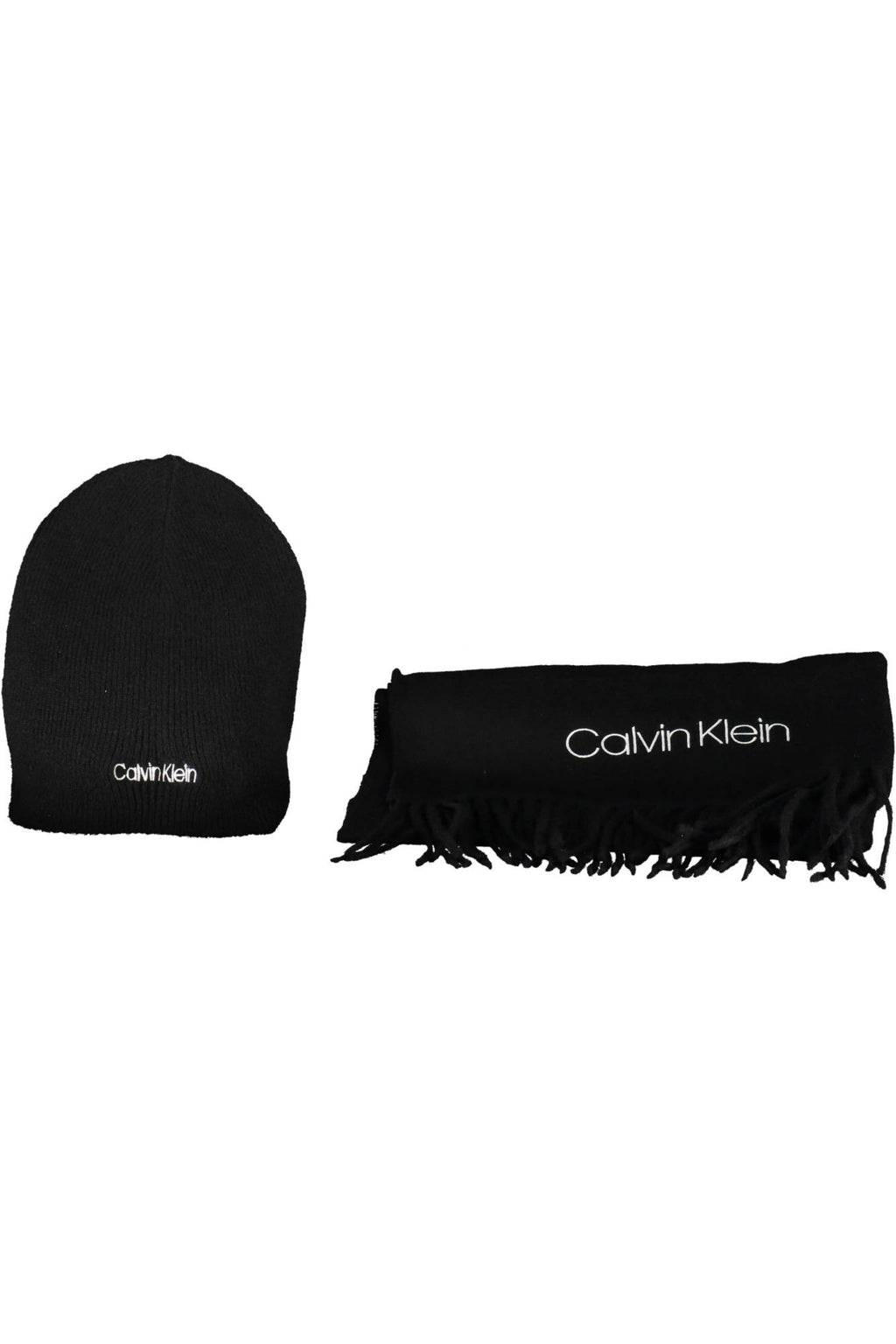 CALVIN KLEIN MEN'S BLACK SCARF 