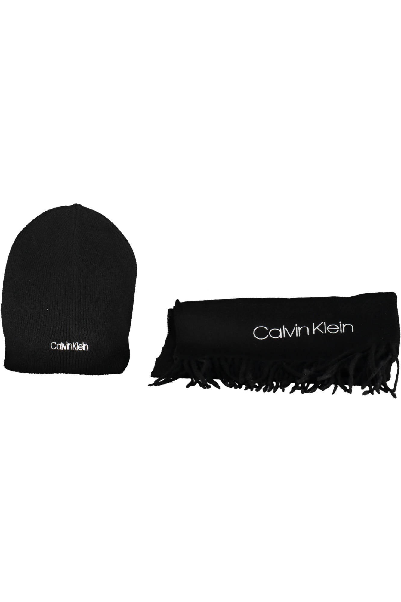 CALVIN KLEIN MEN'S BLACK SCARF 