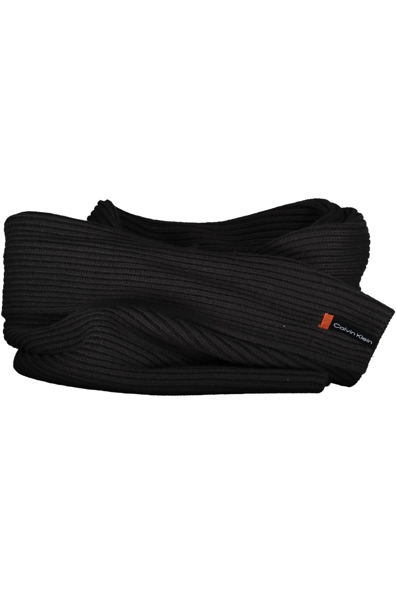 CALVIN KLEIN MEN'S BLACK SCARF