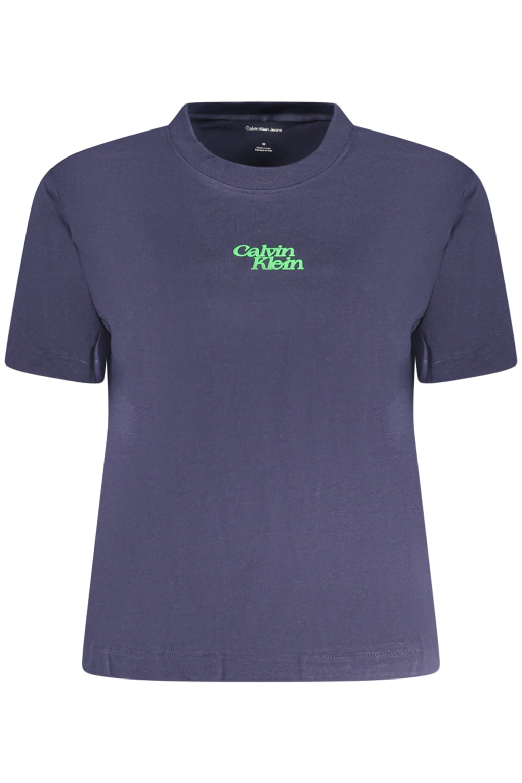 CAMISETA DE MANGA CORTA DE MUJER AZUL DE CALVIN KLEIN 