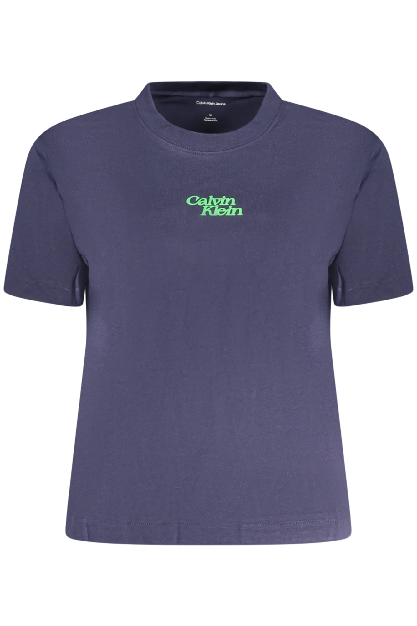 CAMISETA DE MANGA CORTA DE MUJER AZUL DE CALVIN KLEIN 