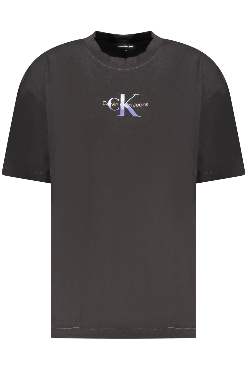 CALVIN KLEIN T-SHIRT MANICHE CORTE DONNA NERO