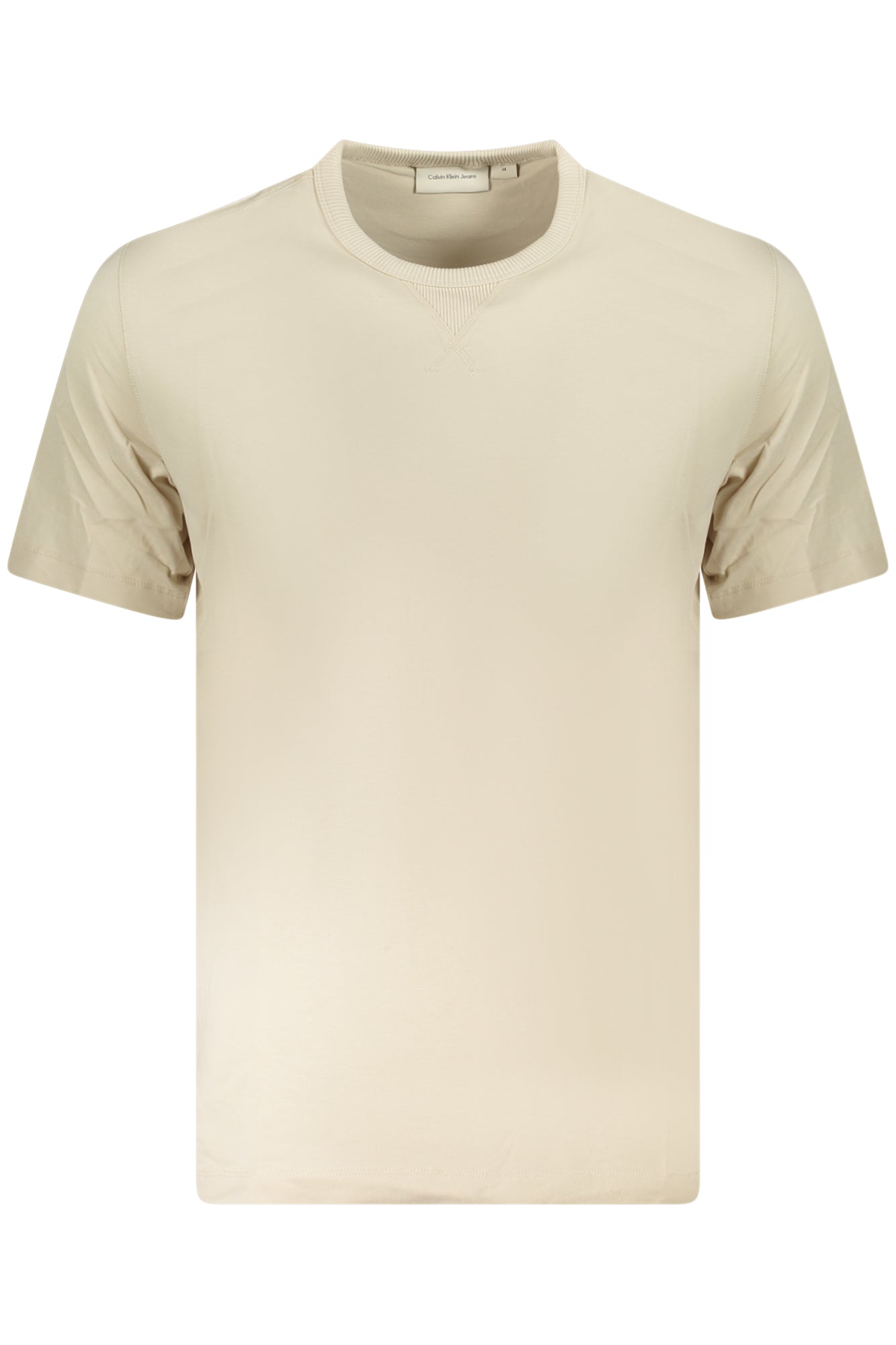 CAMISETA DE MANGA CORTA DE CALVIN KLEIN PARA HOMBRE BEIGE 