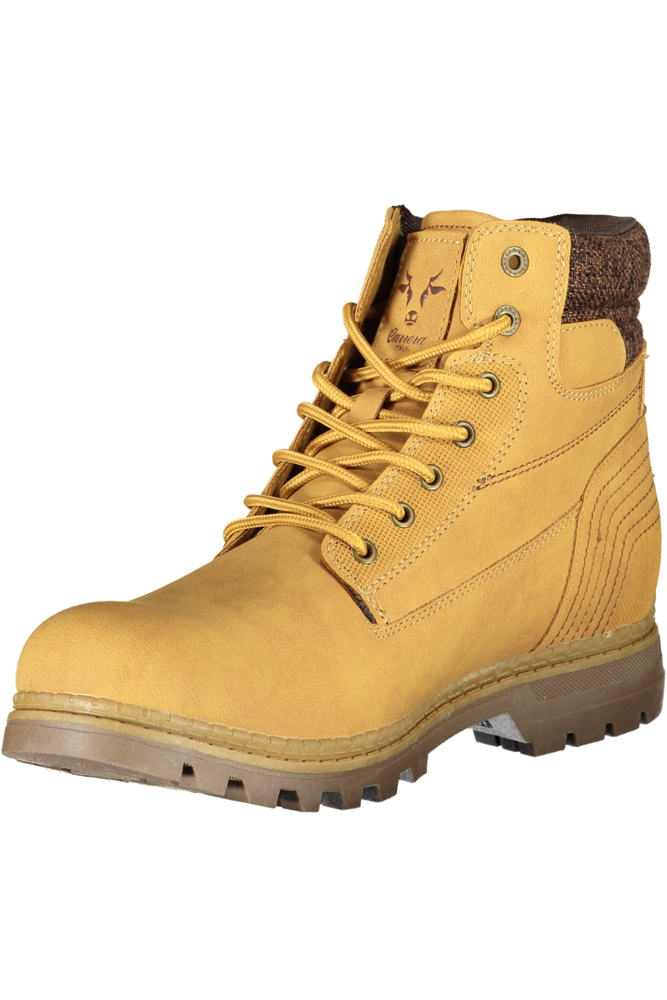BOTA CARRERA AMARILLA PARA HOMBRE 