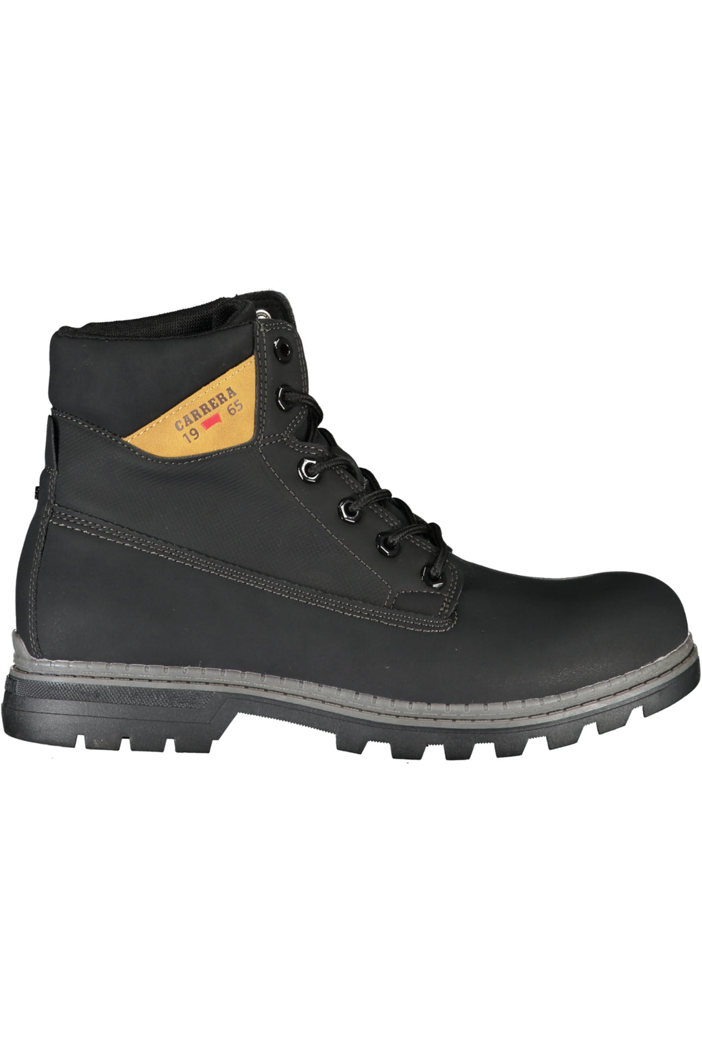 BOTA NEGRA DE HOMBRE CARRERA 