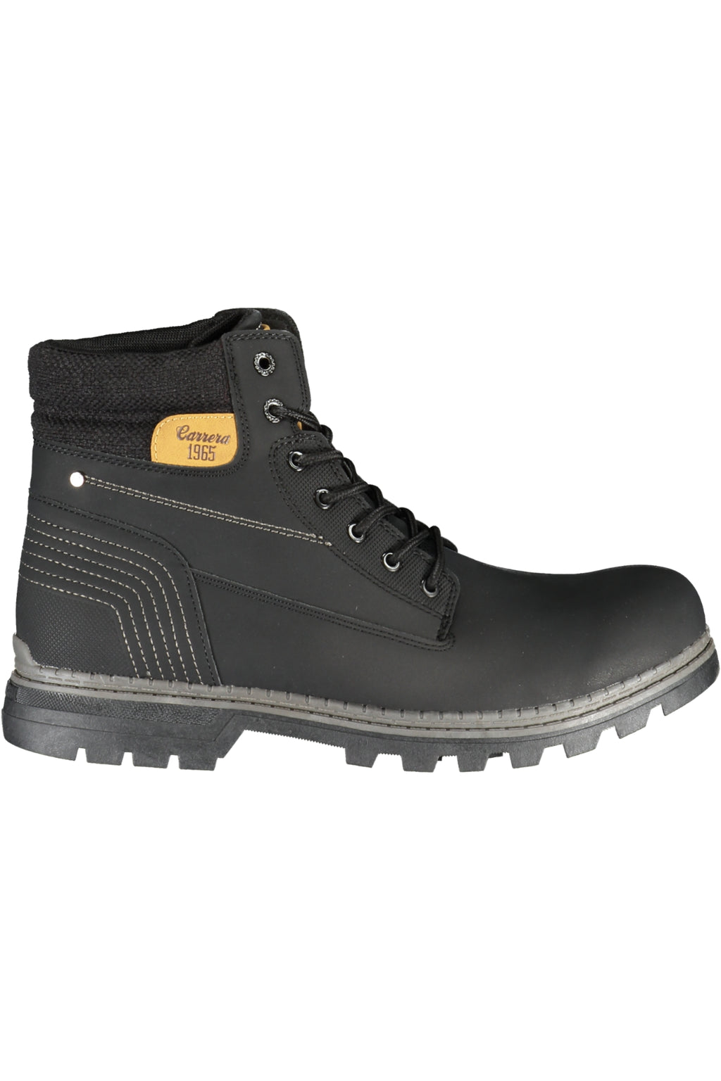 BOTA NEGRA DE HOMBRE CARRERA 