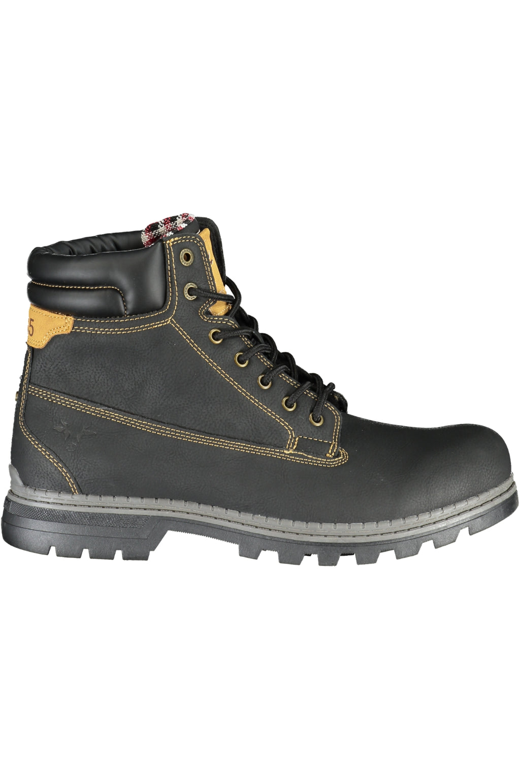 BOTA NEGRA DE HOMBRE CARRERA 