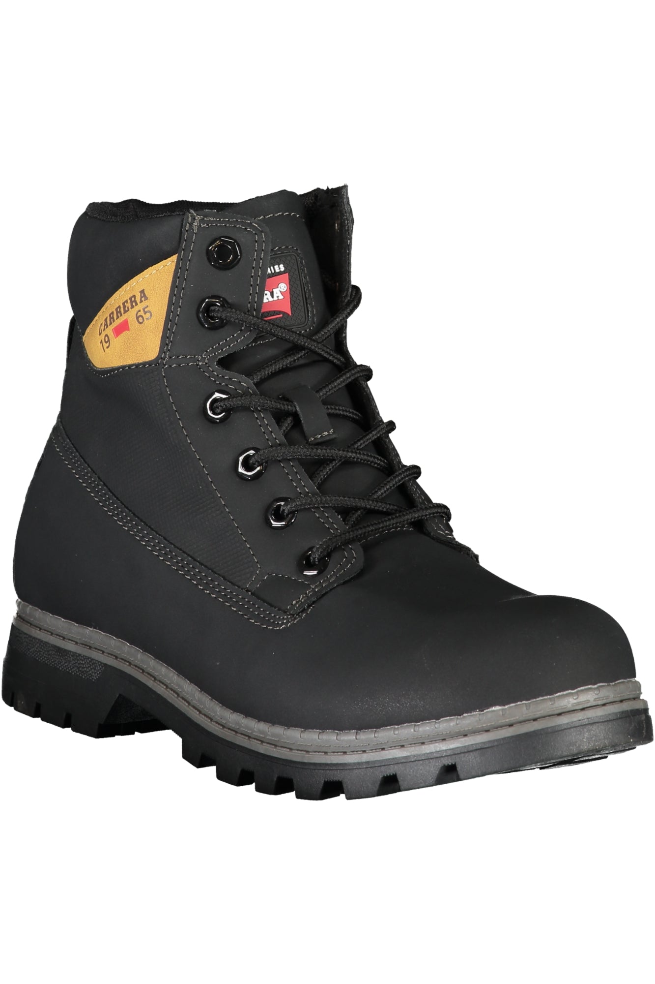 BOTA NEGRA DE HOMBRE CARRERA 