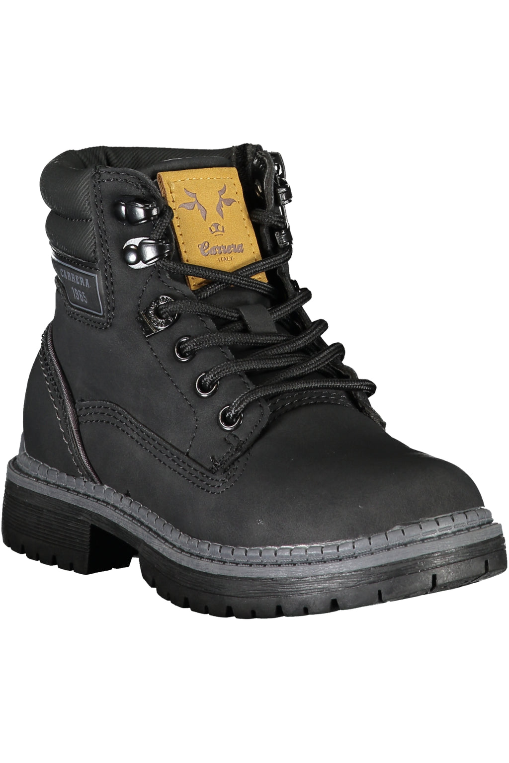 BOTA NEGRA DE HOMBRE CARRERA 