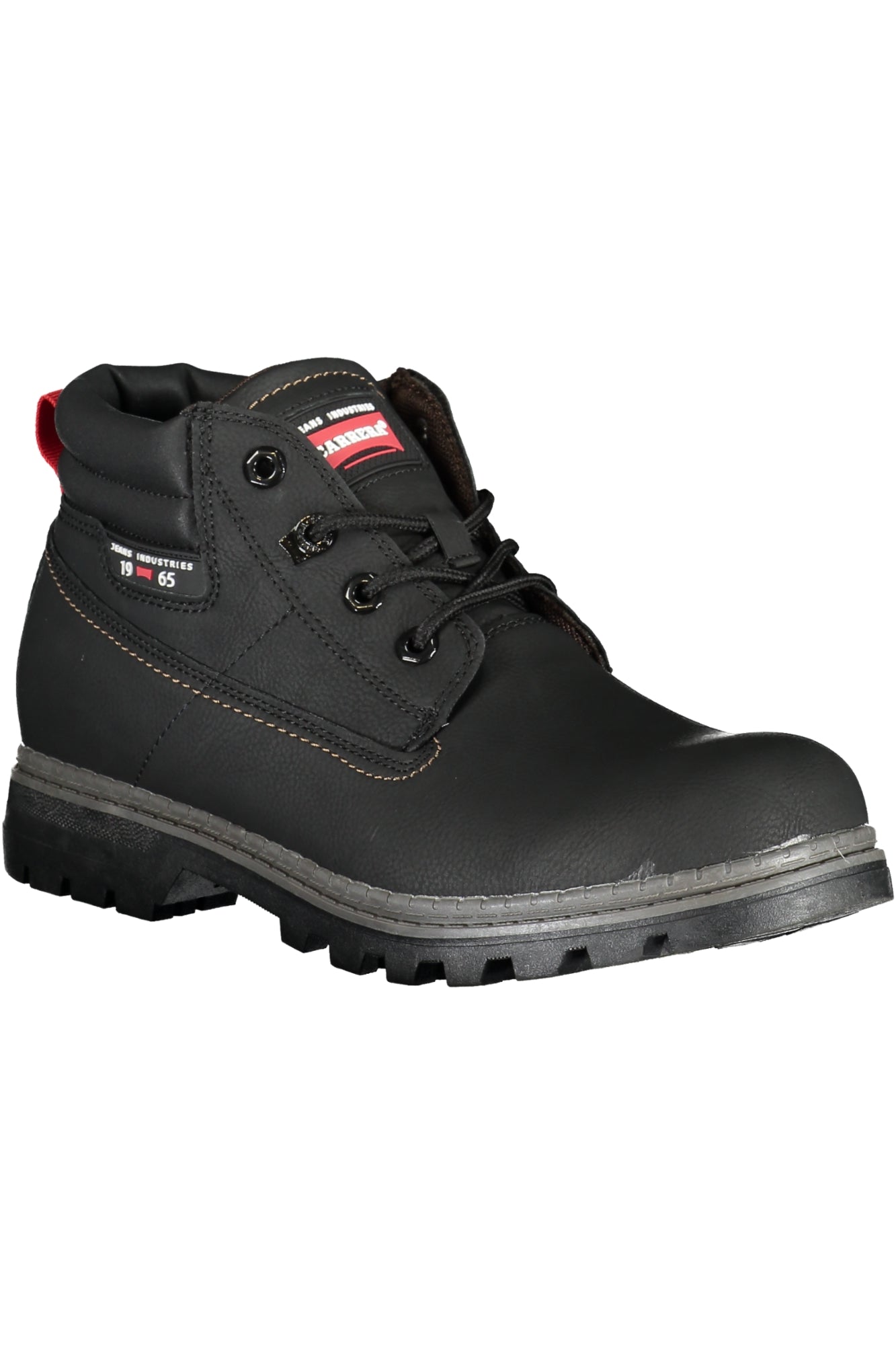 BOTA NEGRA DE HOMBRE CARRERA 