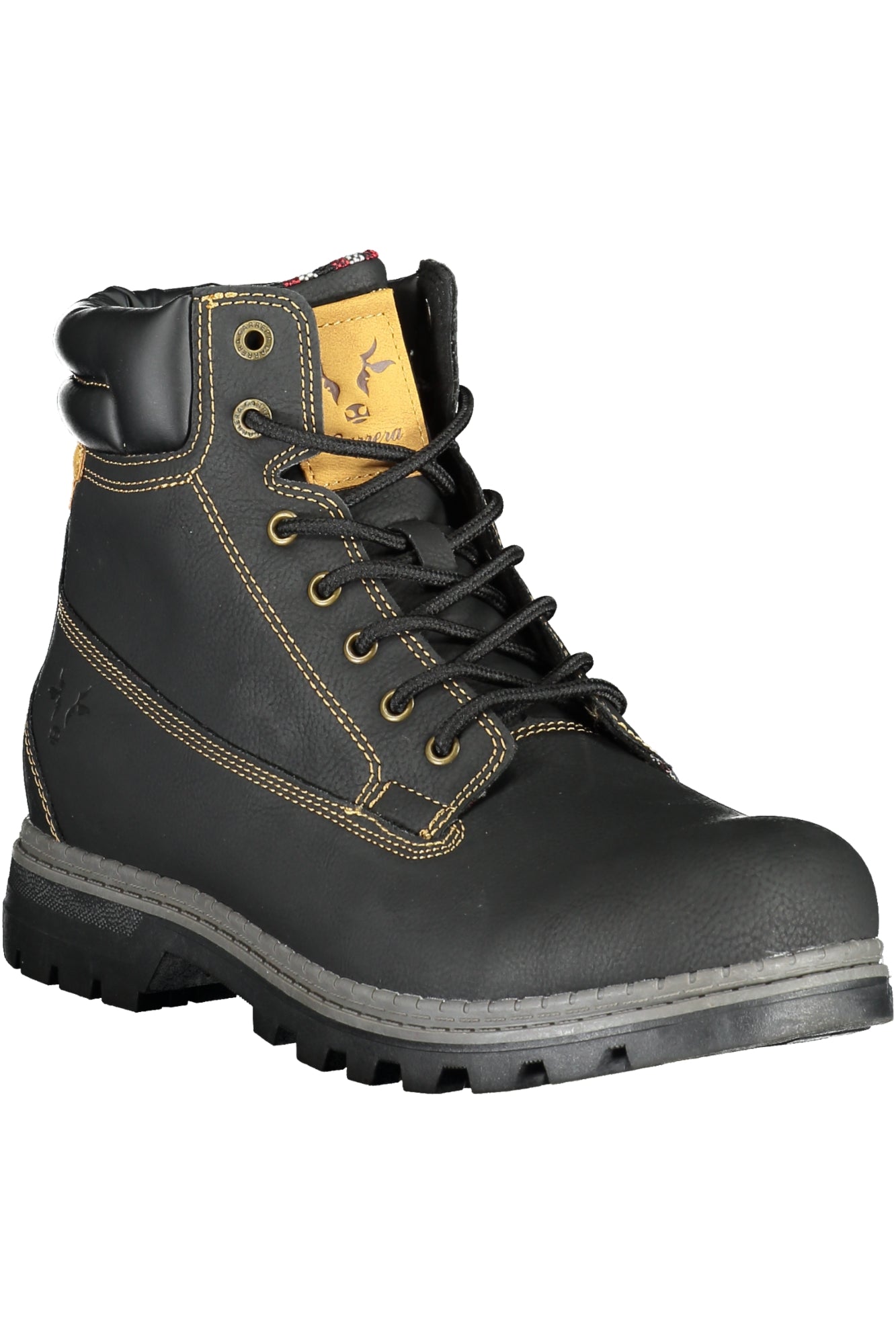 BOTA NEGRA DE HOMBRE CARRERA 