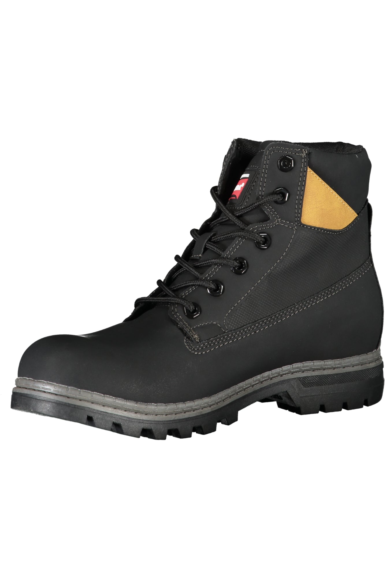 BOTA NEGRA DE HOMBRE CARRERA 