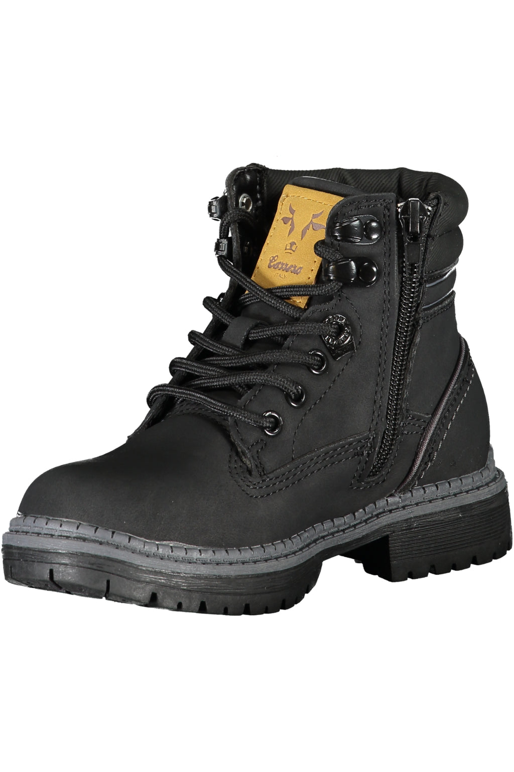 BOTA NEGRA DE HOMBRE CARRERA 