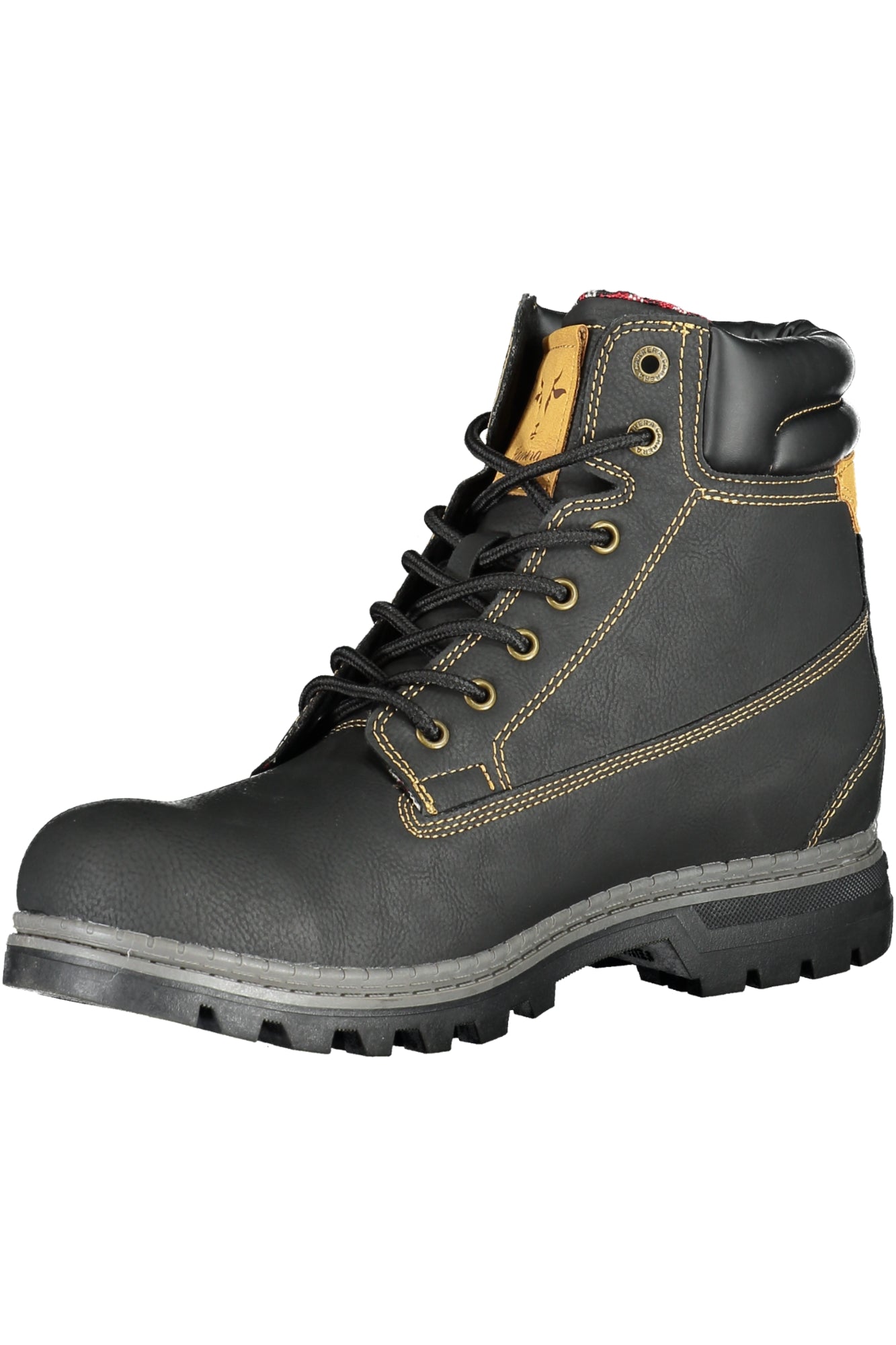 BOTA NEGRA DE HOMBRE CARRERA 