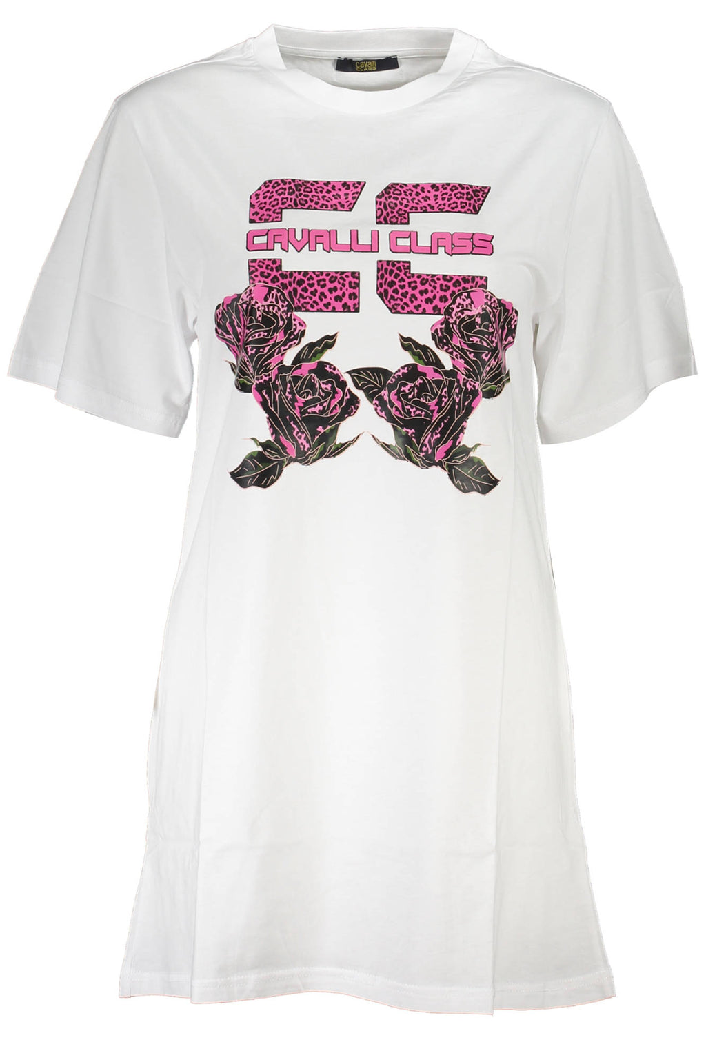 CAVALLI CLASS WOMEN'S SHORT DRESS WHITE 