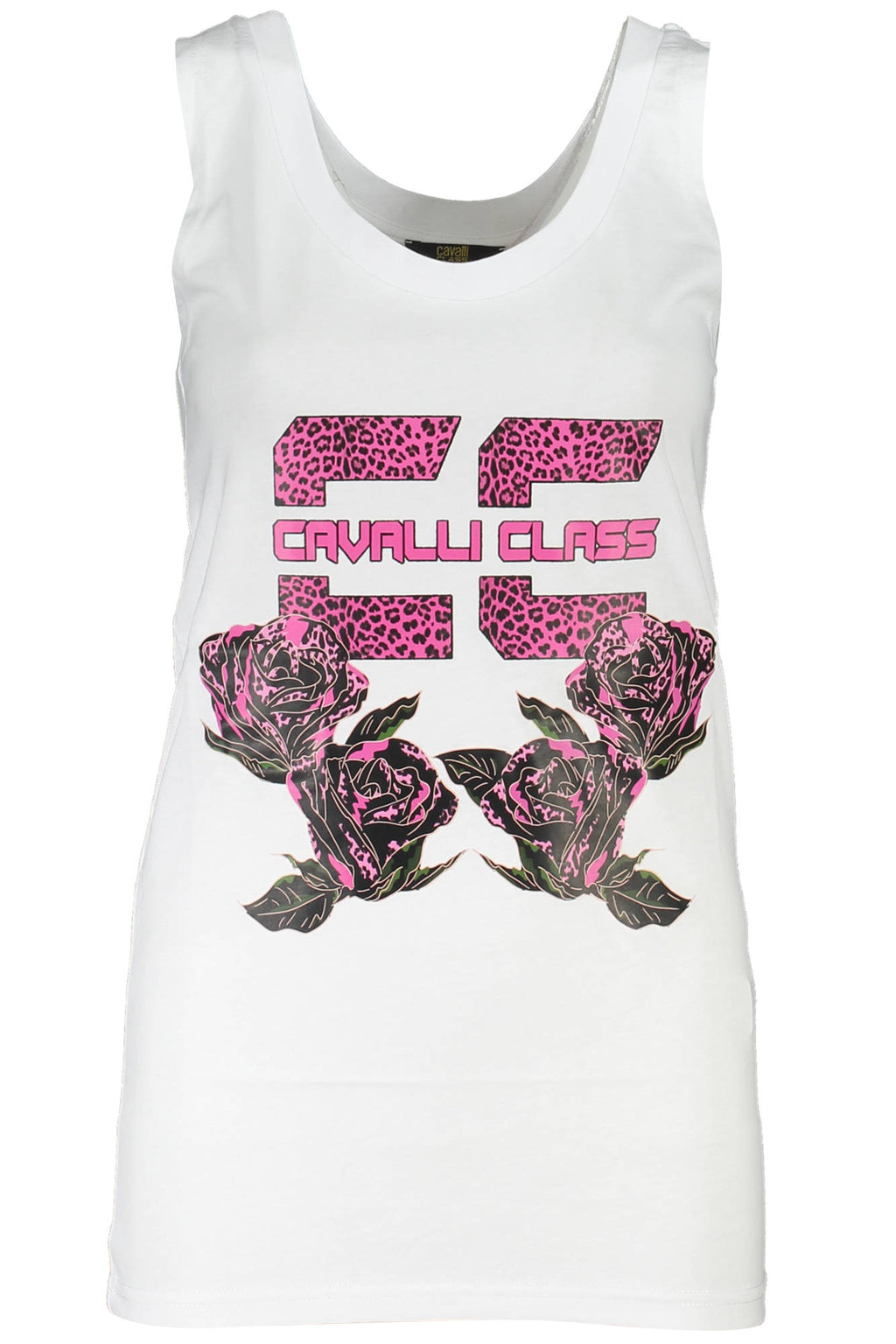 CAMISETA DE TIRANTES BLANCA PARA MUJER CAVALLI CLASS 