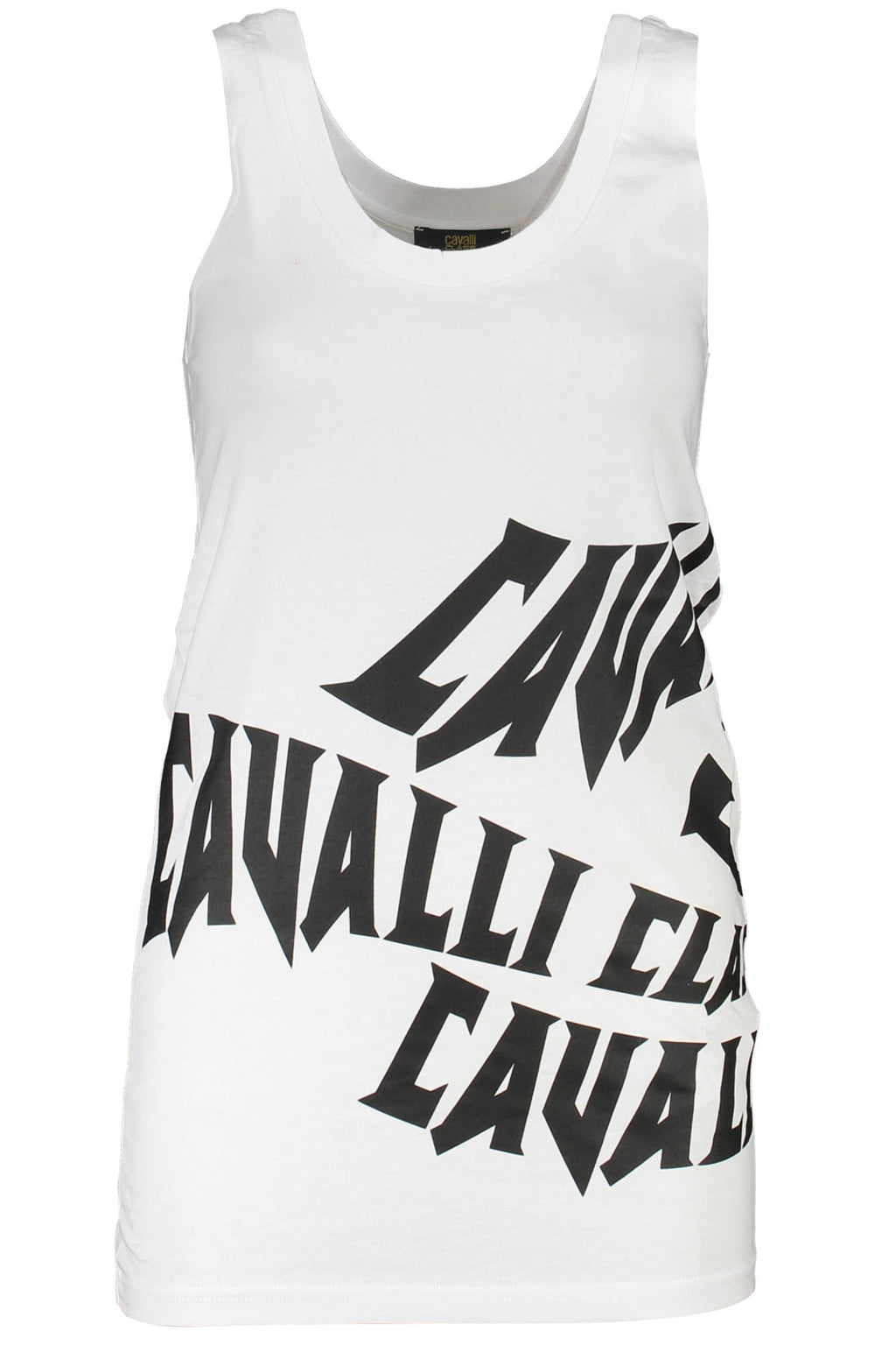 CAVALLI CLASS WOMEN'S WHITE TANK TOP 