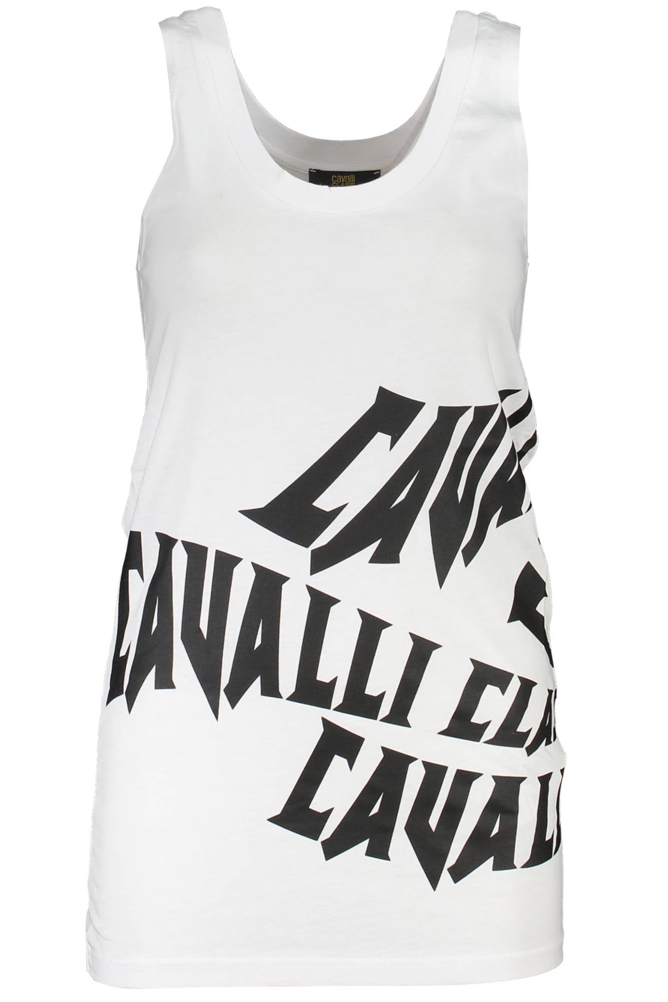 CAVALLI CLASS WOMEN'S WHITE TANK TOP 