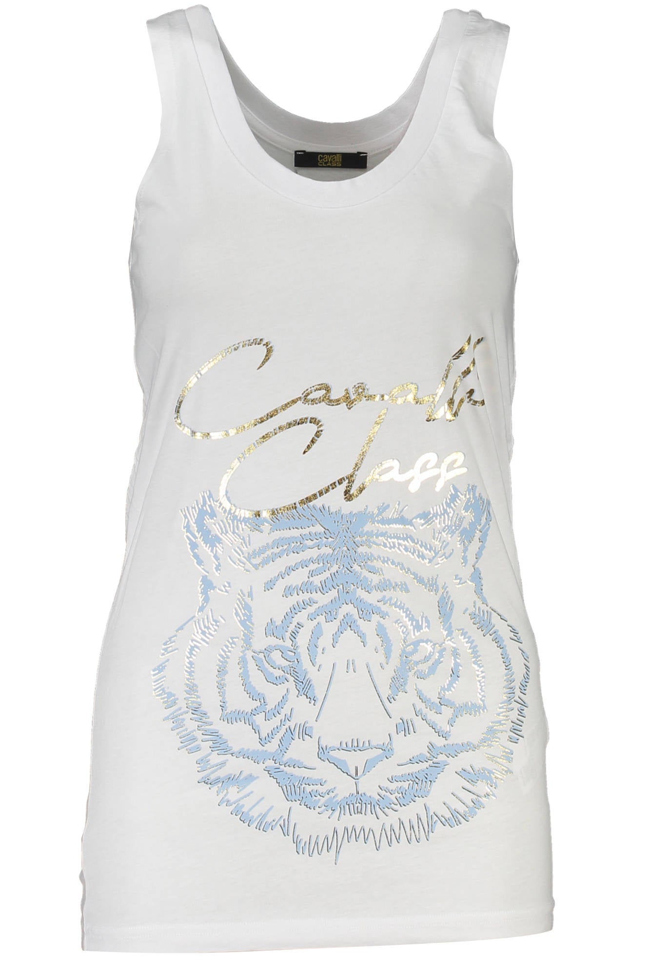 CAVALLI CLASS WOMEN'S WHITE TANK TOP 