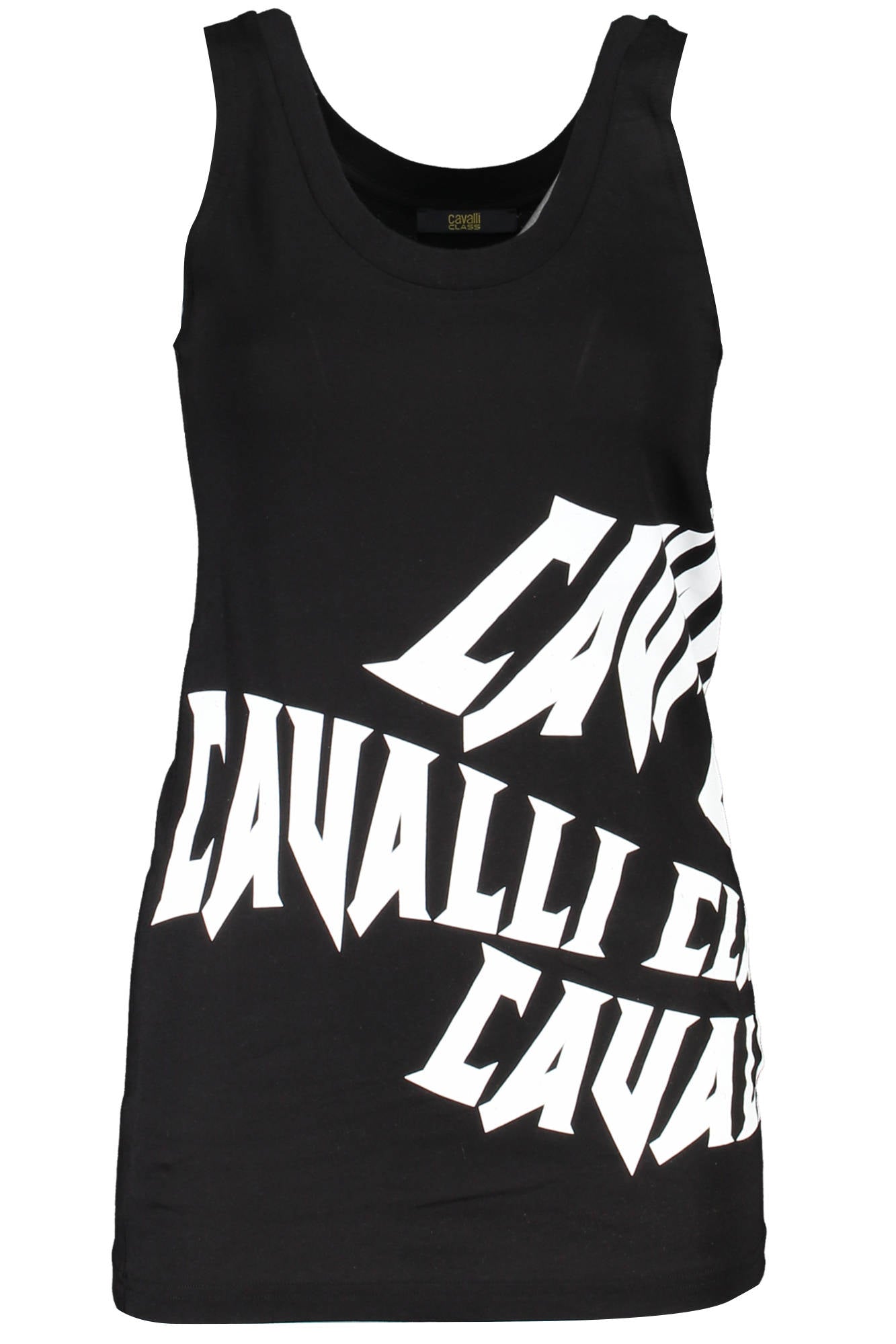 CAVALLI CLASS WOMEN'S BLACK TANK TOP 