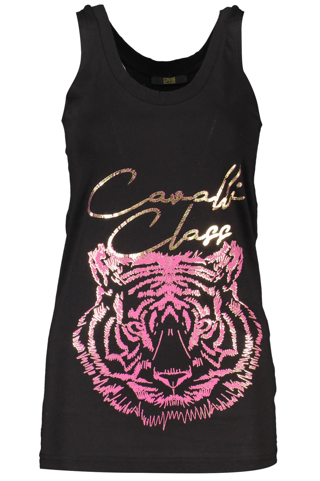 CAMISETA DE TIRANTES NEGRA PARA MUJER CAVALLI CLASS