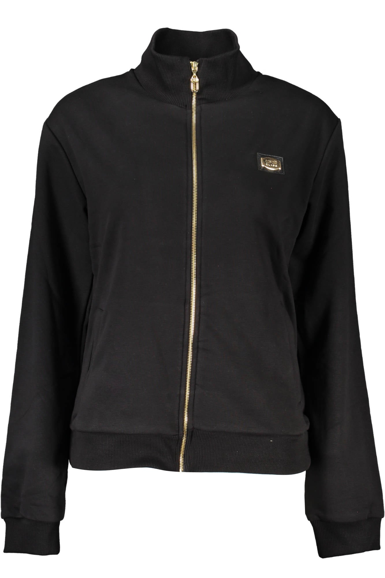 SUDADERA CON CREMALLERA NEGRA PARA MUJER CAVALLI CLASS 