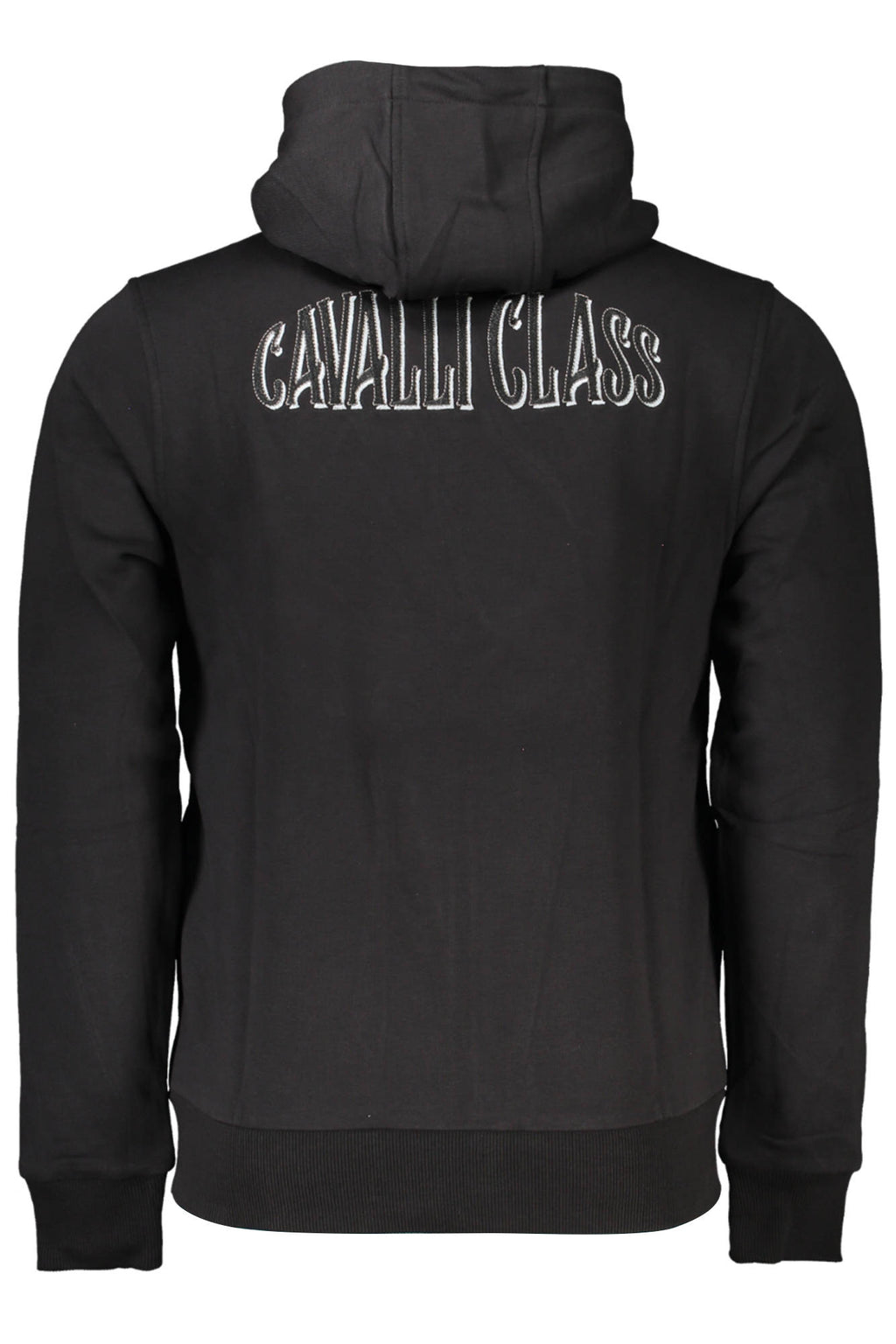 CAVALLI CLASS FELPA CON ZIP UOMO NERO