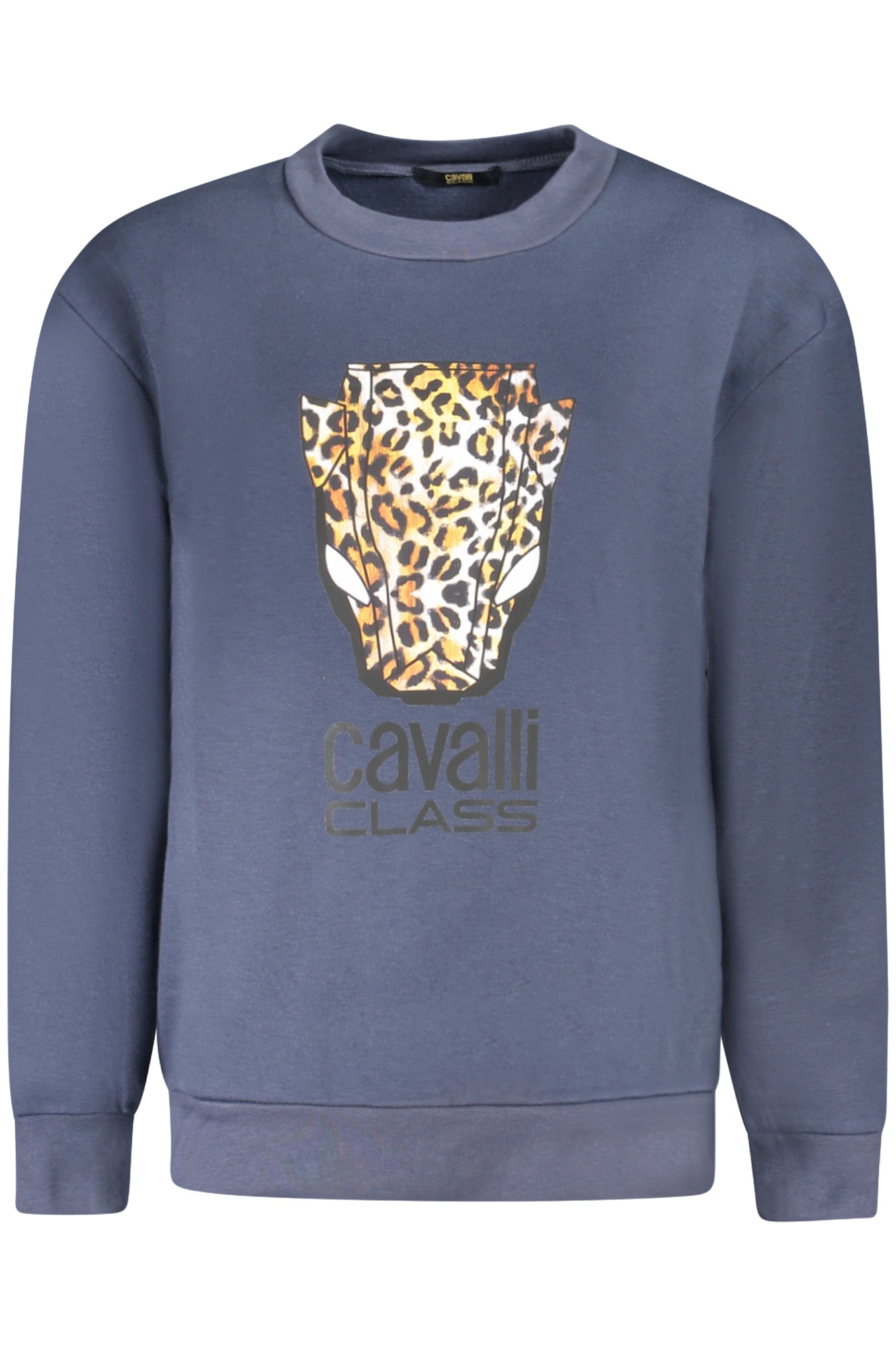 SUDADERA AZUL CON CREMALLERA PARA MUJER CAVALLI CLASS 