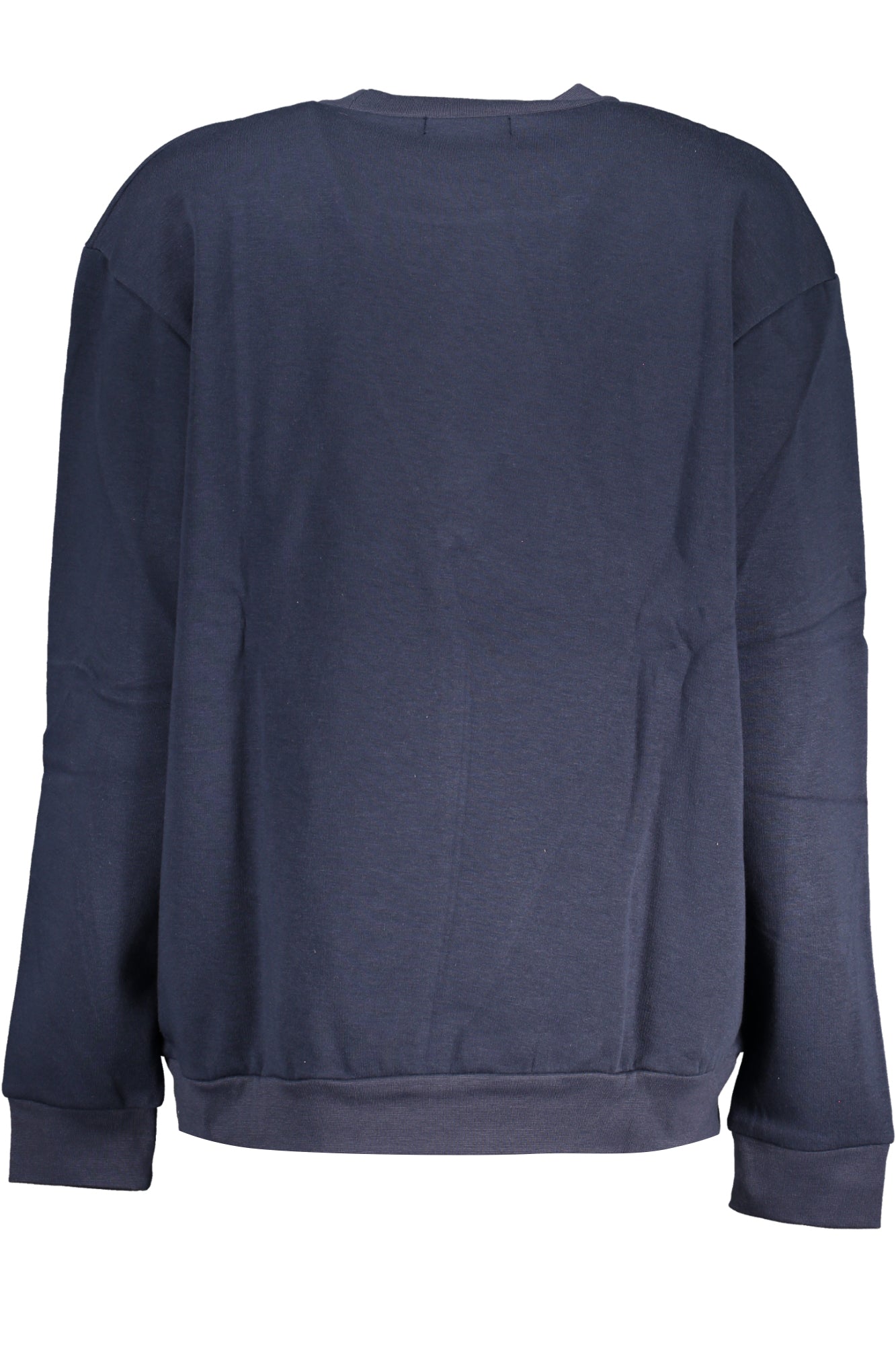 CAVALLI CLASS WOMEN'S BLUE ZIP-UP SWEATSHIRT 