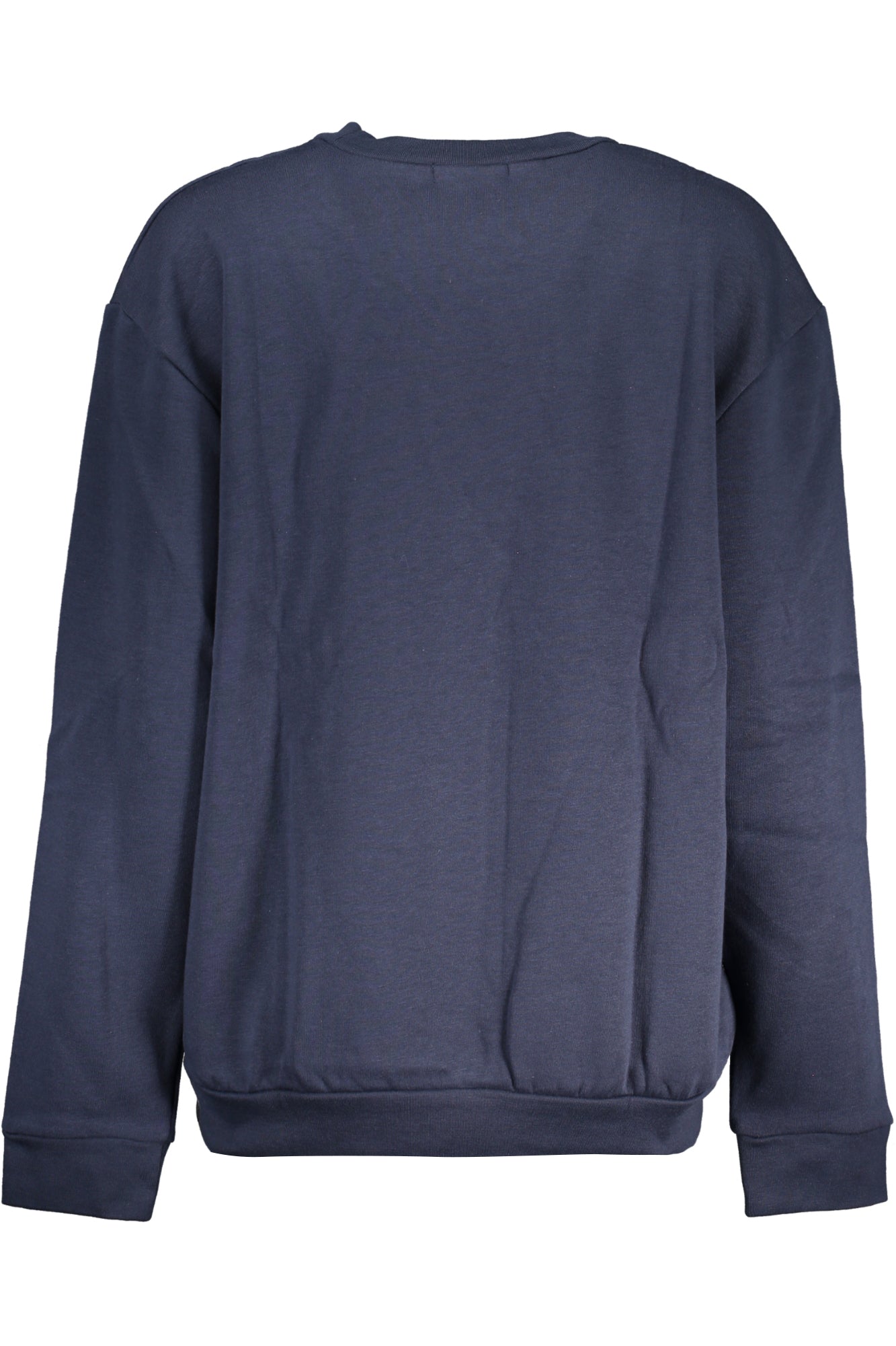 CAVALLI CLASS WOMEN'S BLUE ZIP-UP SWEATSHIRT 