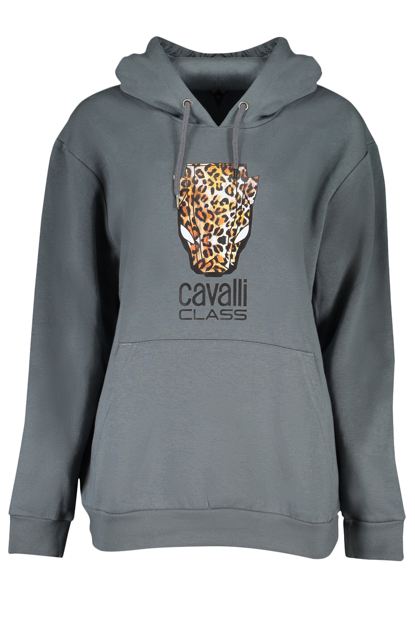 CAVALLI CLASS WOMEN'S ZIP-UP SWEATSHIRT, GREY 