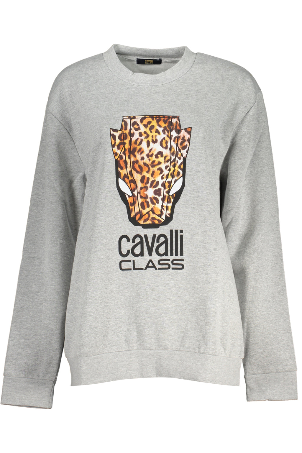 CAVALLI CLASS WOMEN'S ZIP-UP SWEATSHIRT, GREY 